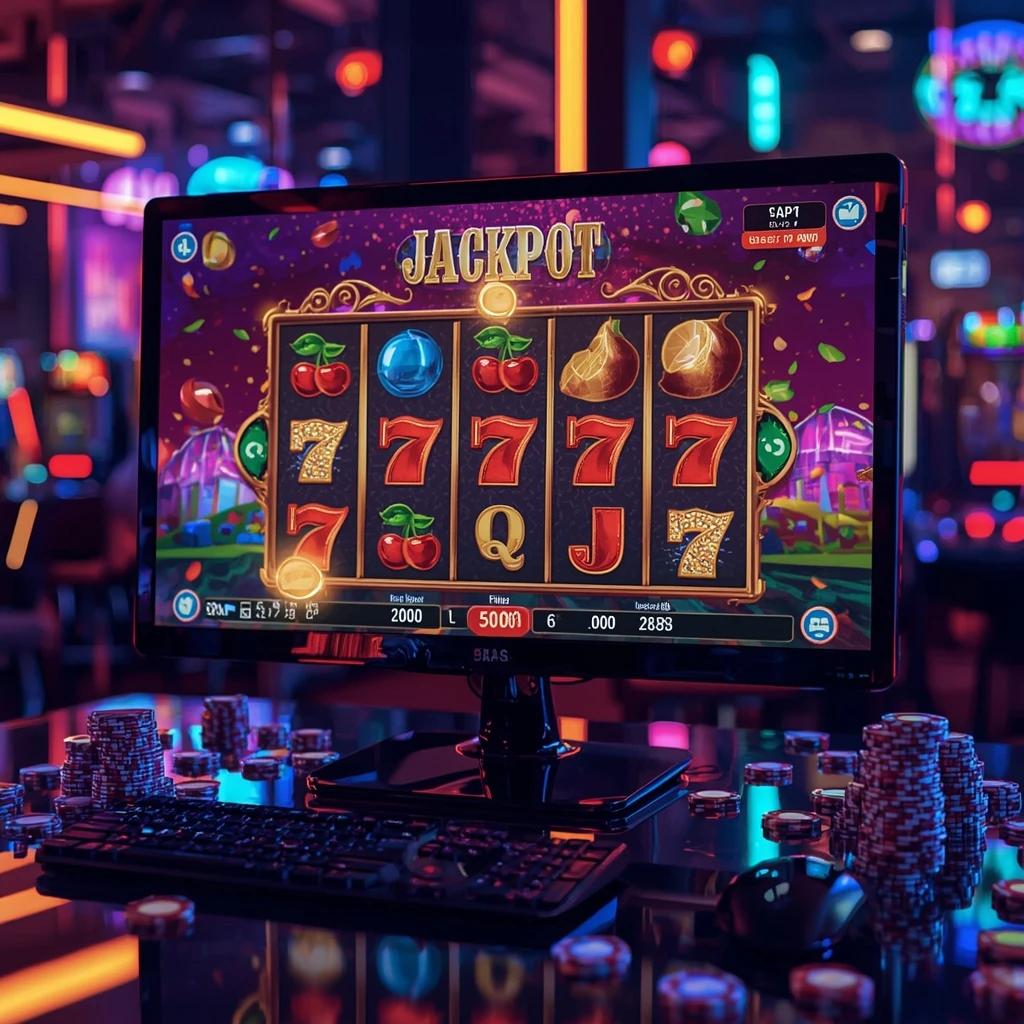 tragamonedas en el monitor BANKONBET CASINO